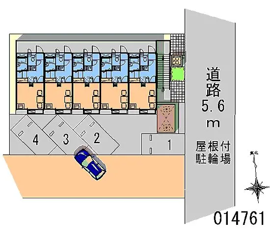 ★手数料０円★厚木市上落合　月極駐車場（LP）